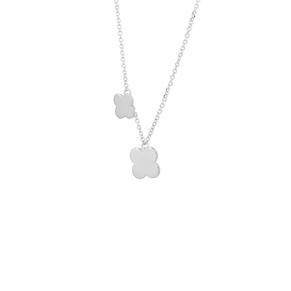 Κολιέ από Λευκό Χρυσό Κ14