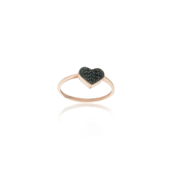 Ring 14kt Rose Gold heart